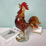 Liulige Handmade: A Majestic Liuli Rooster: Pride and Artistry