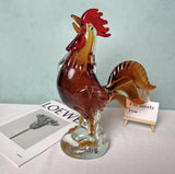 Liulige Handmade: A Majestic Liuli Rooster: Pride and Artistry