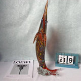 Liulige Handmade Great Red Glazed Marlin